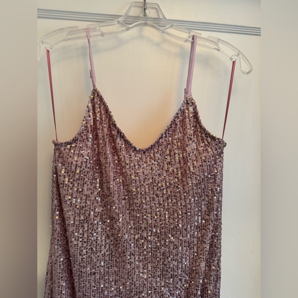NWT Pink Sequin Dress - Maternity or not! (It’s just stretchy) - Picture 4 of 6